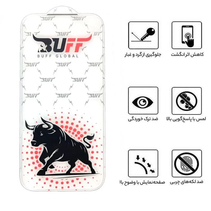 گلس بوف مدل Fighter Clear Edge-Guarantee مناسب برای گوشی موبایل اپل iPhone 18 Pro/ 17 Pro / 17/ 16 Pro — تصویر ۳