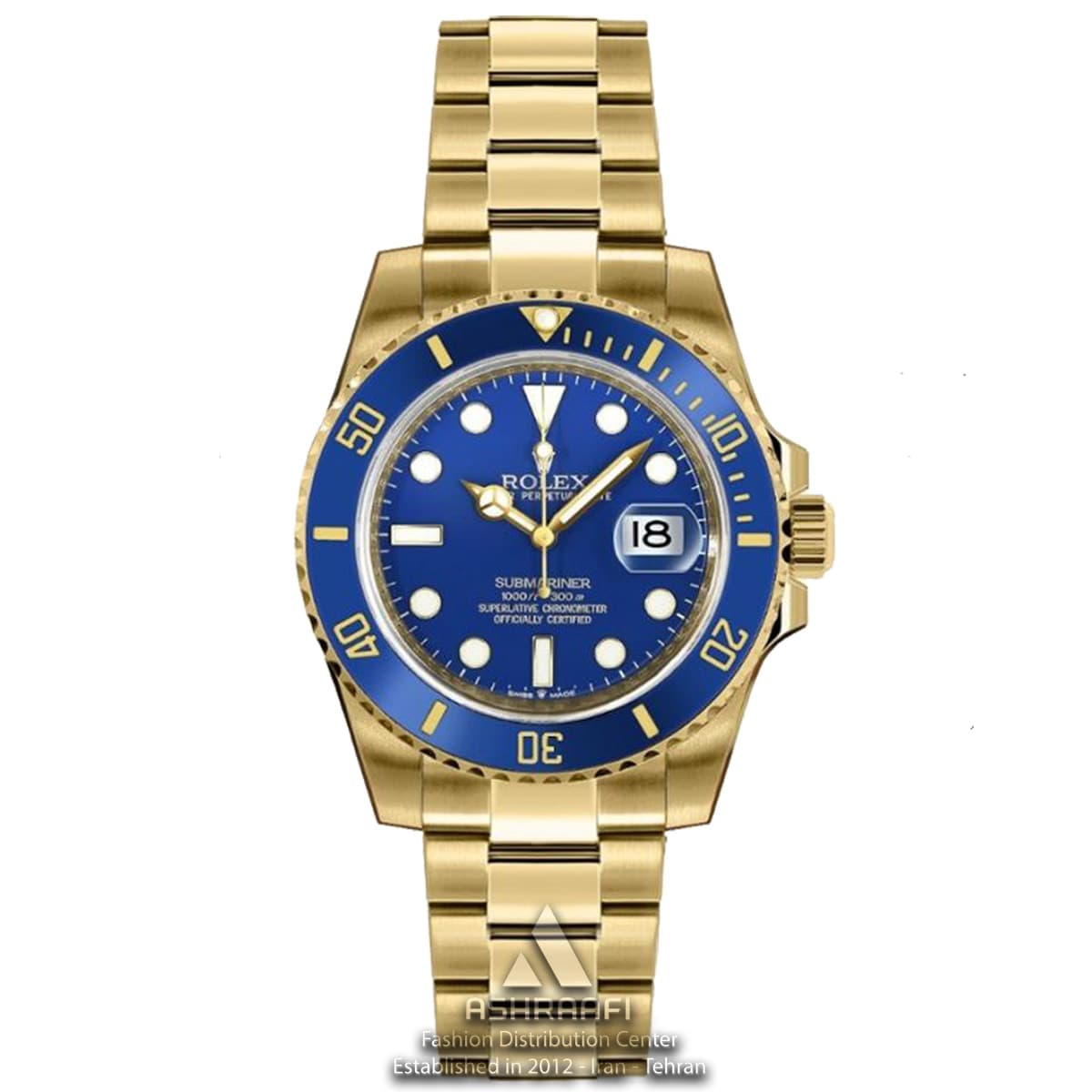 ساعت رولکس سابمارینر صفحه آبی Rolex Submariner BGG