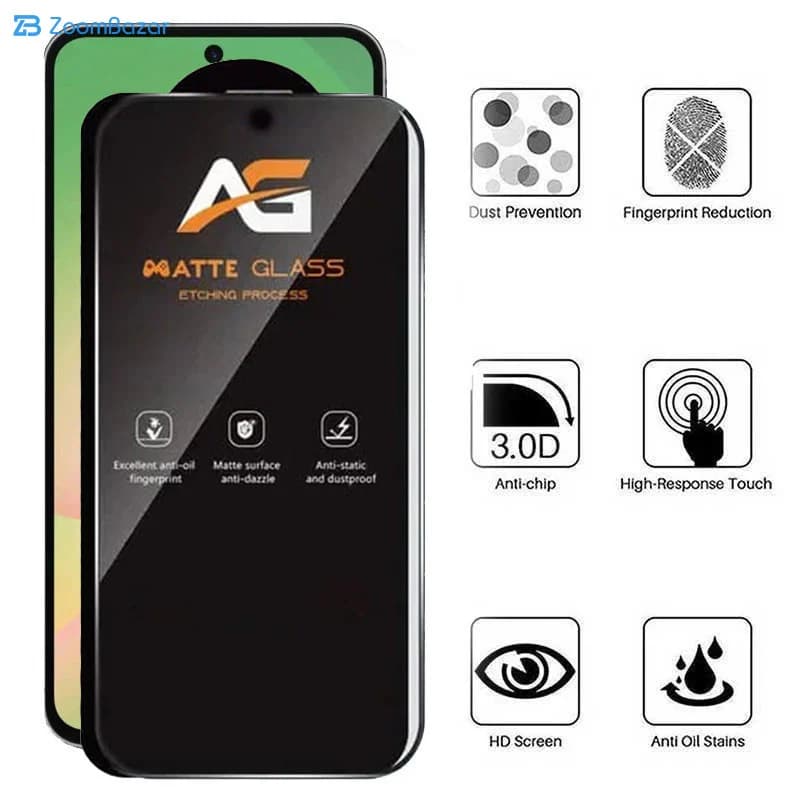 گلس مات اپیکوی مدل AG Matte Etching مناسب برای گوشی موبایل سامسونگ Galaxy A37/A56/A36/S24 FE — تصویر ۴