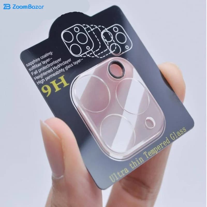 محافظ لنز دوربین بوف مدل Clear مناسب برای گوشی موبایل اپل Iphone 11 Pro — تصویر ۵