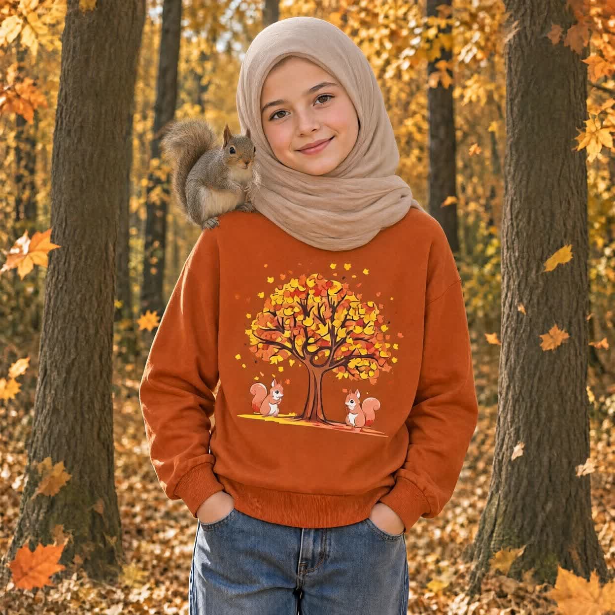 بلوز سنجاب آجری