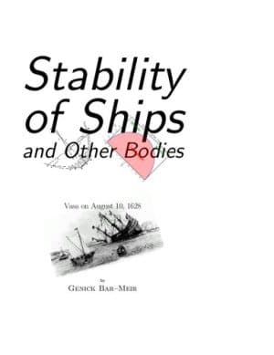 دانلود کتاب Stability of Ships and Other Bodies