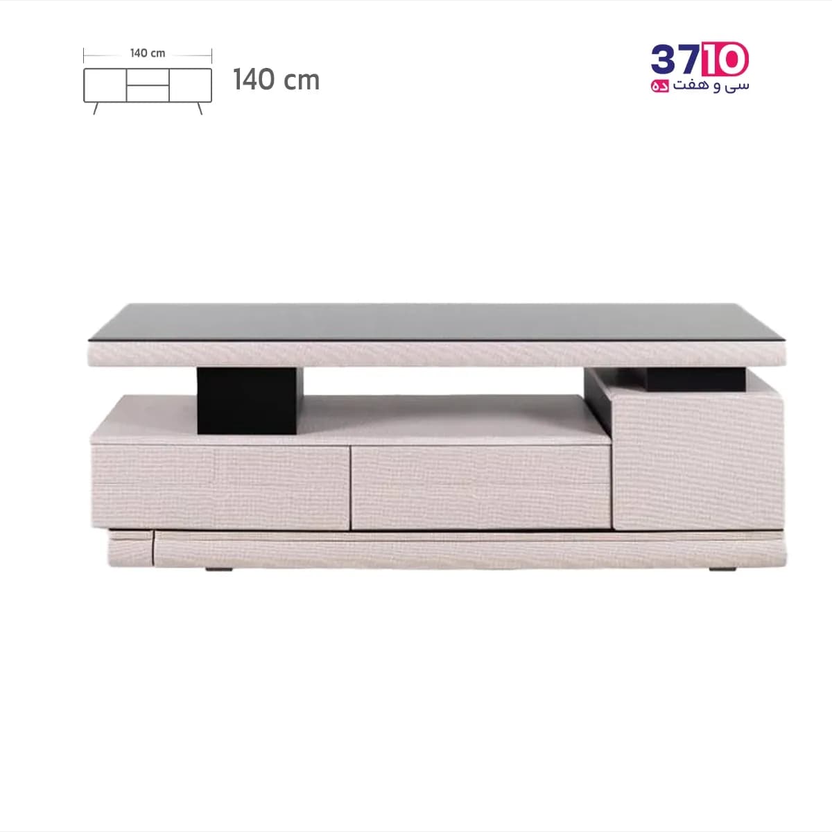 میز ال ای دی متین MATIN مدل R-310 پوست ماری 140 سانت
