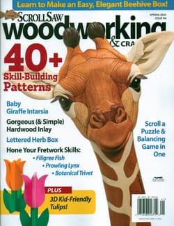 دانلود مجله ScrollSaw Woodworking & Crafts؛ بهار 2024