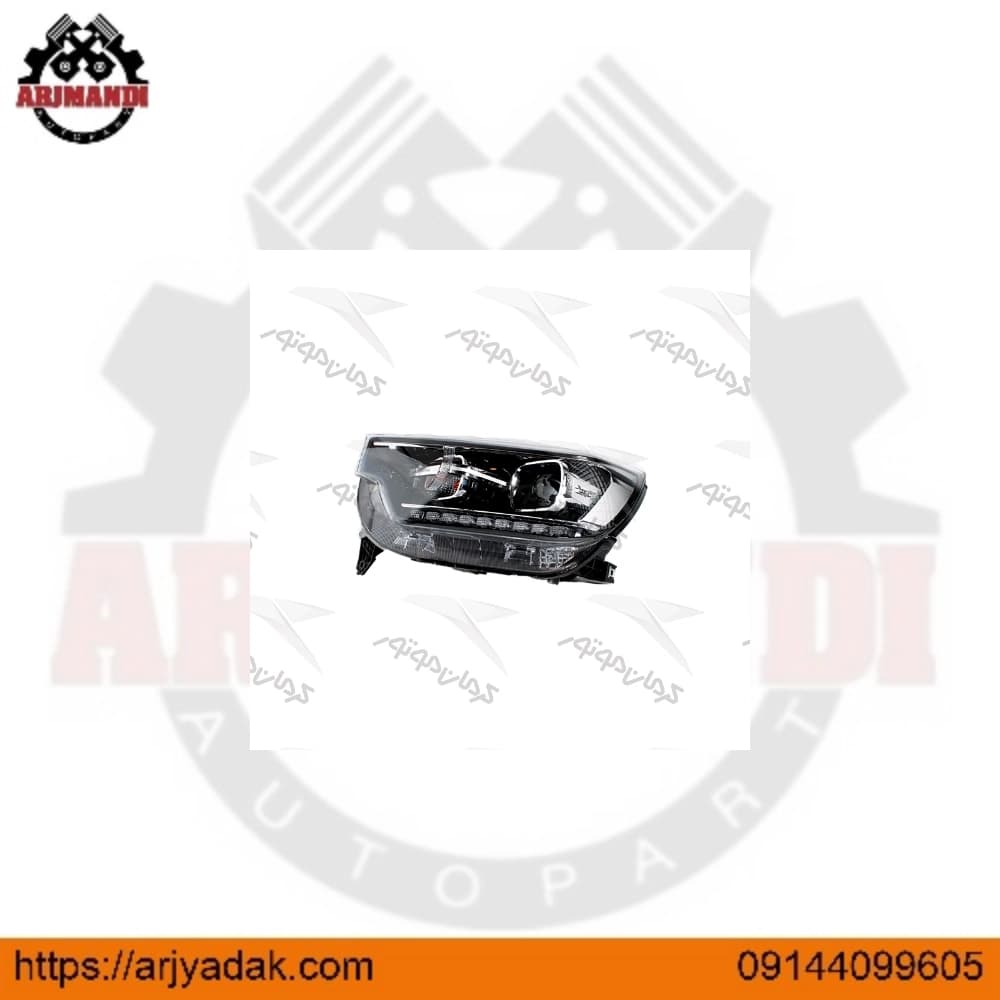 چراغ جلو سمت چپ کی ام سی تی 8