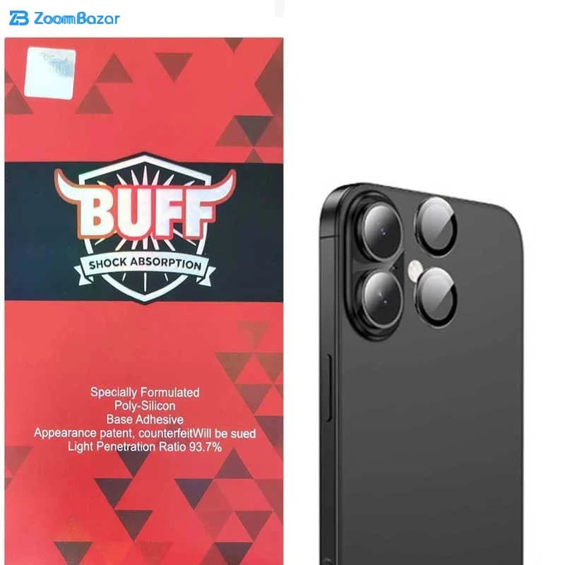 محافظ لنز دوربین بوف مدل HD-ColorLenz مناسب برای گوشی موبایل اپل iPhone 16 / 16 Plus — تصویر ۲