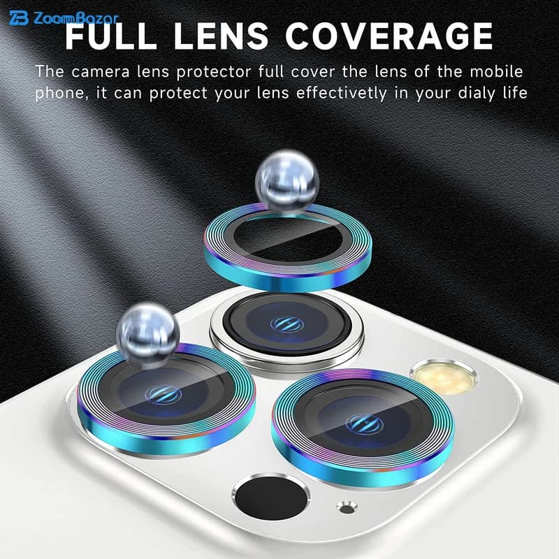 محافظ لنز دوربین بوف مدل HD-ColorLenz-G مناسب برای گوشی موبایل اپل Iphone 15 / 15 Plus — تصویر ۶