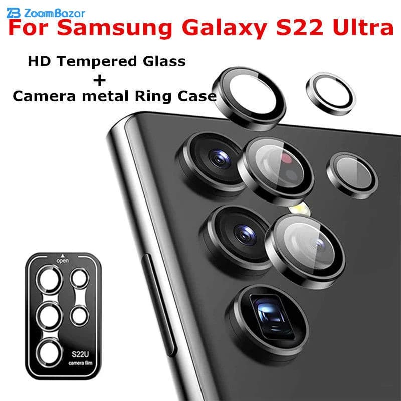 محافظ لنز دوربین بوف مدل Color Lenz Film مناسب برای گوشی موبایل سامسونگ Galaxy S22 Ultra — تصویر ۶