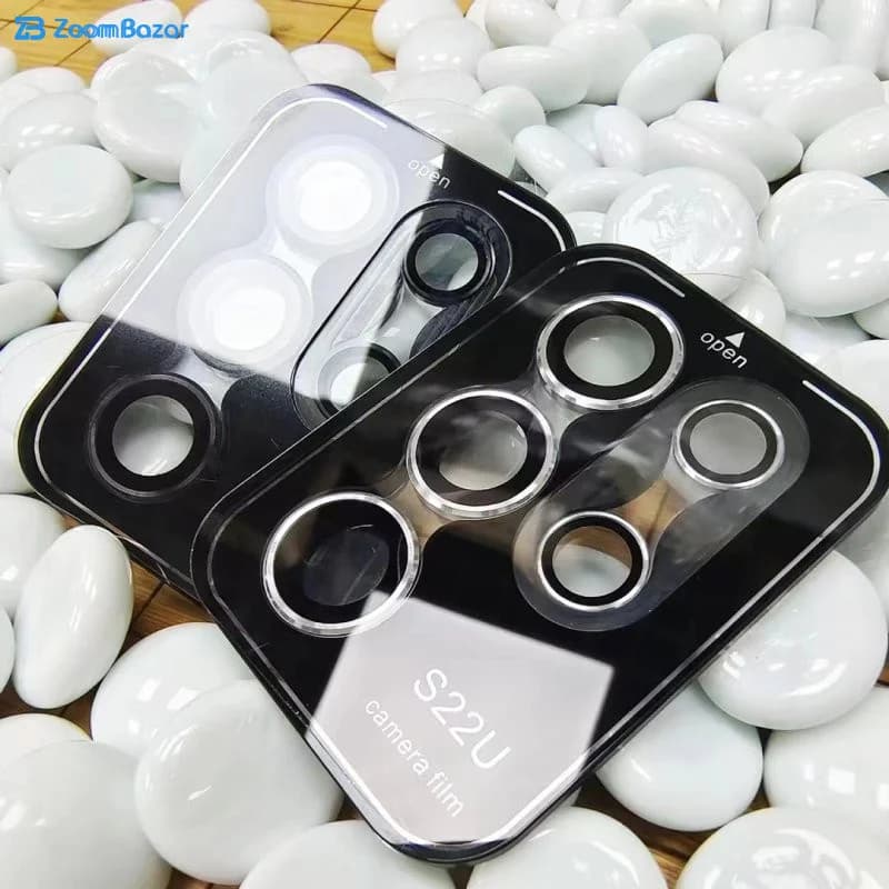 محافظ لنز دوربین بوف مدل Color Lenz Film مناسب برای گوشی موبایل سامسونگ Galaxy S22 Ultra — تصویر ۲
