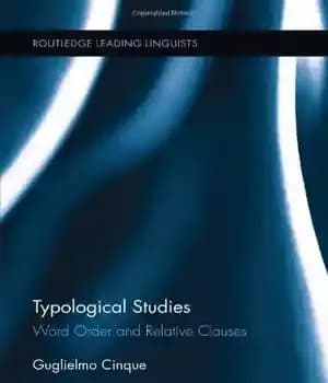 دانلود کتاب Typological Studies: Word Order and Relative Clauses