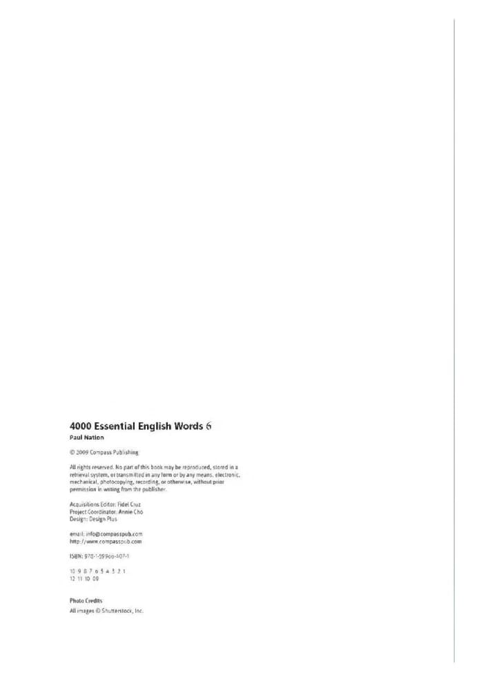 کتاب 4000 Essential English Words 6 (۴۰۰۰ واژه ضروری انگلیسی جلد ششم) نسخه انگلیسی PDF