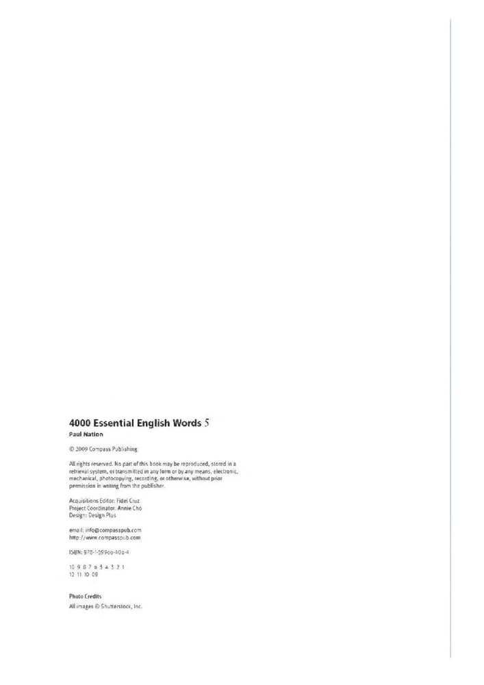 کتاب 4000 Essential English Words 5 (۴۰۰۰ واژه ضروری انگلیسی جلد پنجم) نسخه انگلیسی PDF