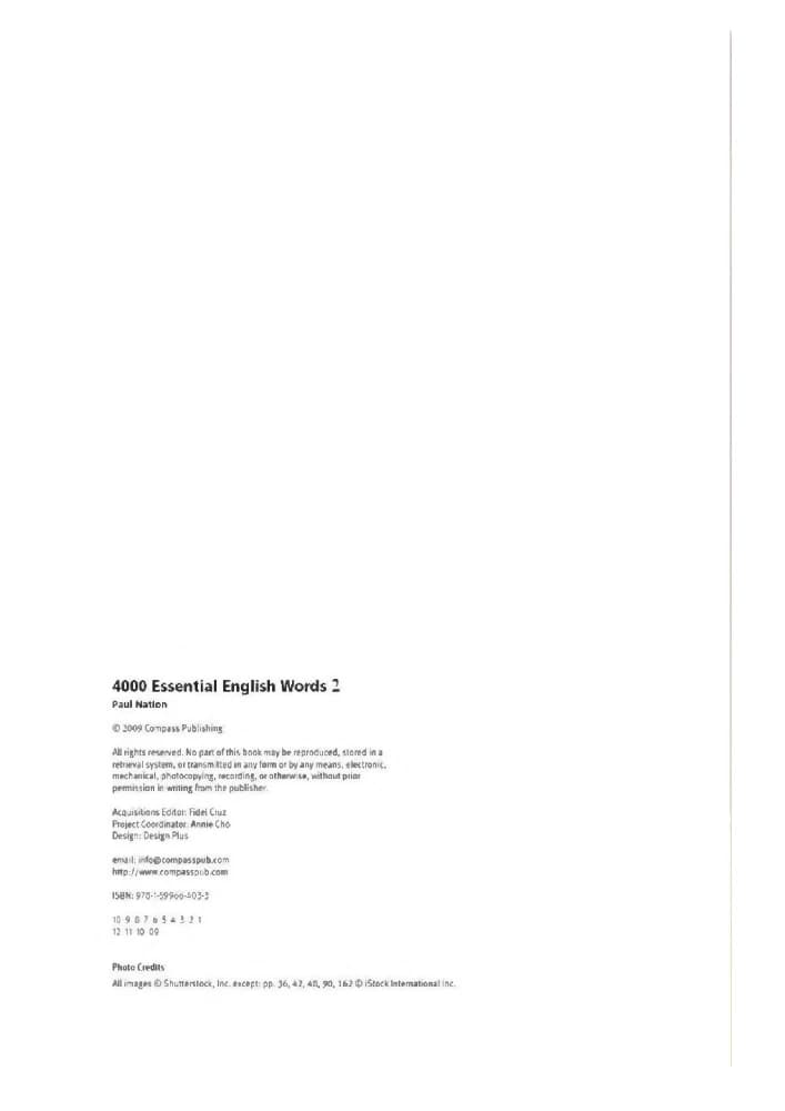 کتاب 4000 Essential English Words 2 (۴۰۰۰ واژه ضروری انگلیسی جلد دوم) نسخه انگلیسی PDF
