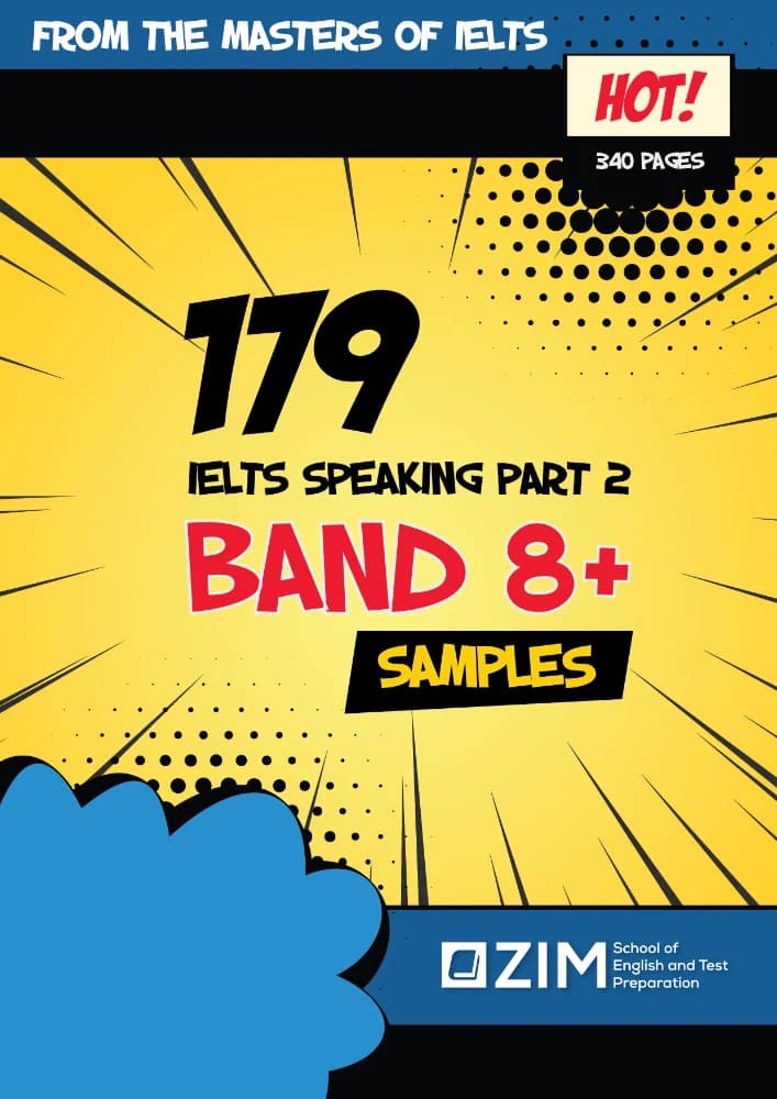 کتاب 179 IELTS Speaking Part 2 Samples (۱۷۹ نمونه اسپیکینگ آیلتس بخش دوم) نسخه انگلیسی PDF