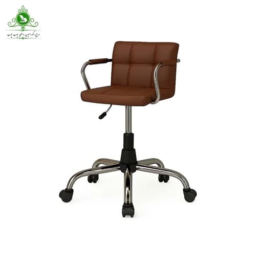 صندلی اداری کارمندی مدل شطرنجی دسته دار مبلمان آپادانا apadana مدل 636692