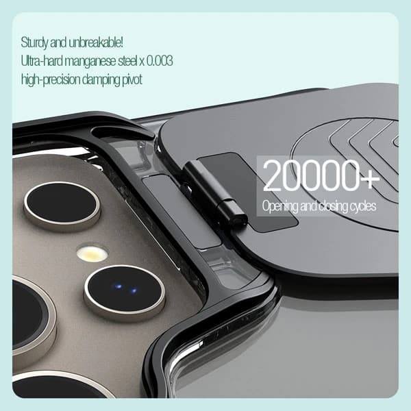 قاب کریستالی مگنتی کمرا استند نیلکین Samsung Galaxy S24 Ultra مدل Iceblade Prop Magnetic — تصویر ۶