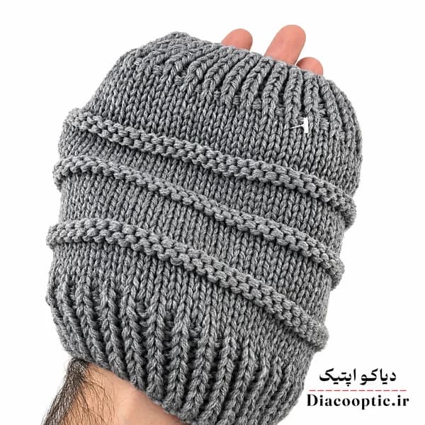 شال گردن تک مردانه خزدار رینگی مدل بافتنی کد 1296 — تصویر ۵