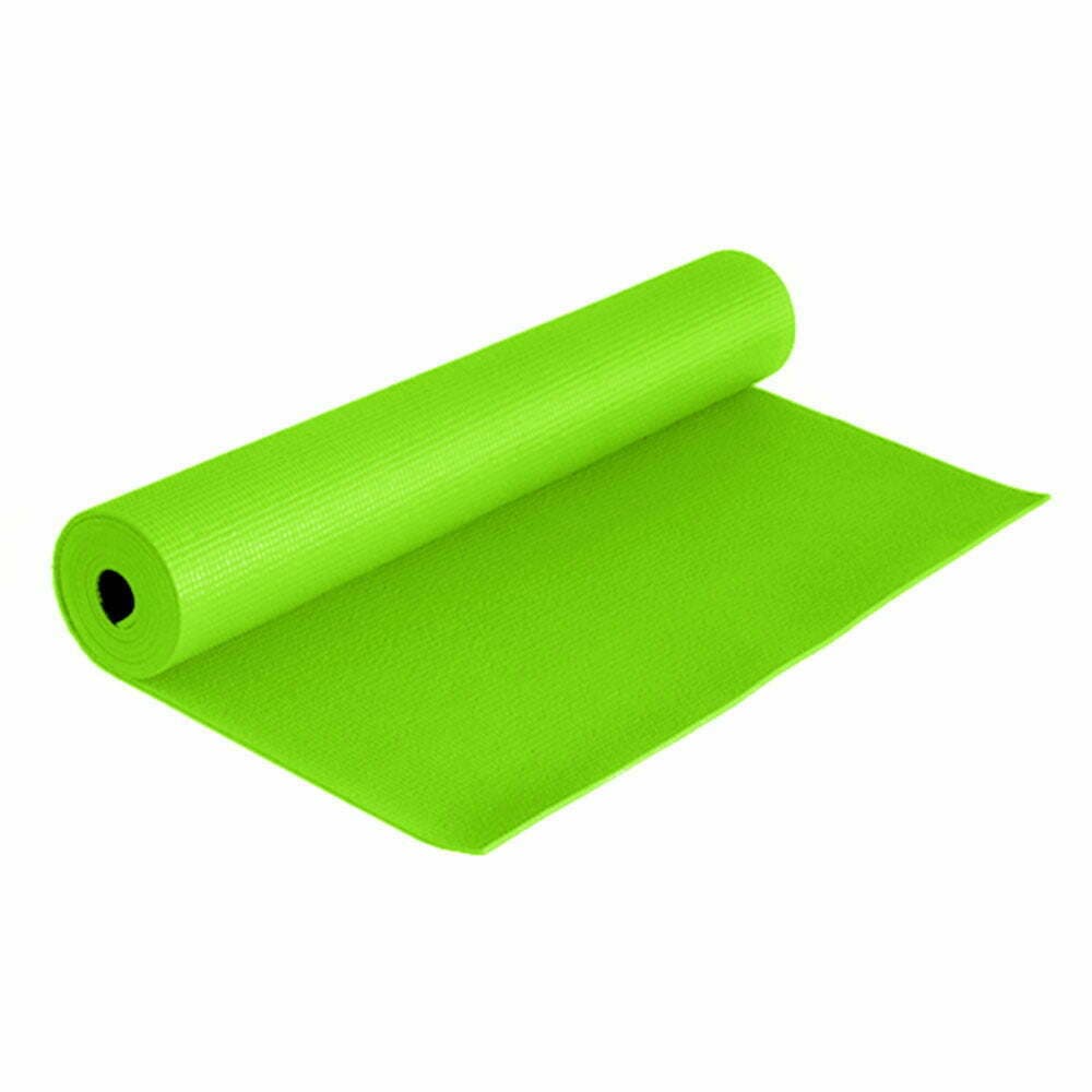 مت یوگا و پیلاتس (PVC) 8 میل : سبز + کاور رایگان