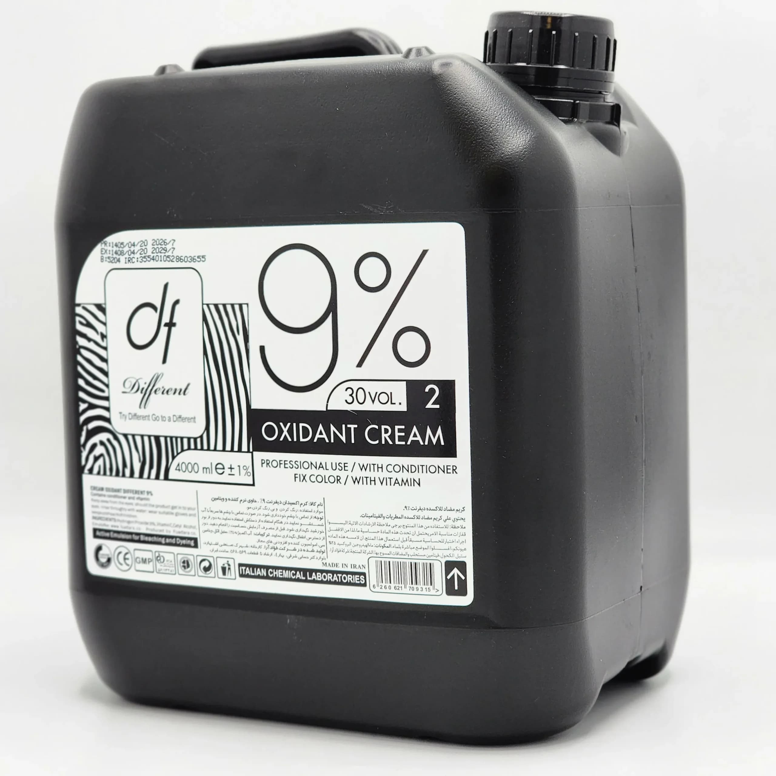 اکسیدان دیفرنت 4لیتری 9% نمره 2