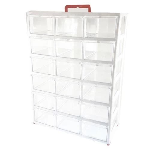 جعبه 18 خانه C6 سفید 6X3