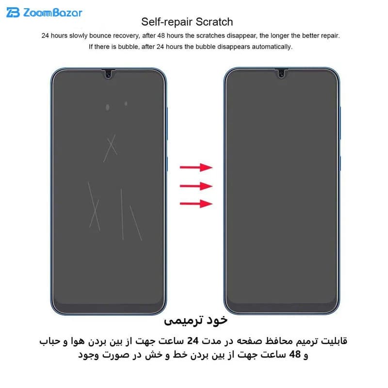 گلس و پشت گوشی بوف مدل HgC15 مناسب برای گوشی موبایل سامسونگ Galaxy A01 — تصویر ۵