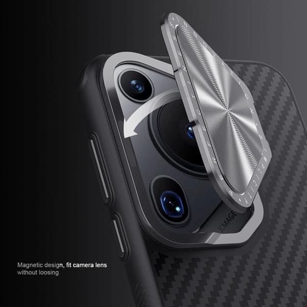 قاب ضد ضربه مگنتی کمرا استند نیلکین Huawei Pura 70 Ultra مدل CarboProp Magnetic — تصویر ۲