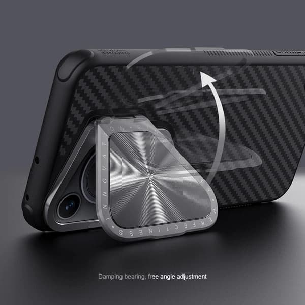قاب ضد ضربه مگنتی کمرا استند نیلکین Huawei Pura 70 Ultra مدل CarboProp Magnetic — تصویر ۳
