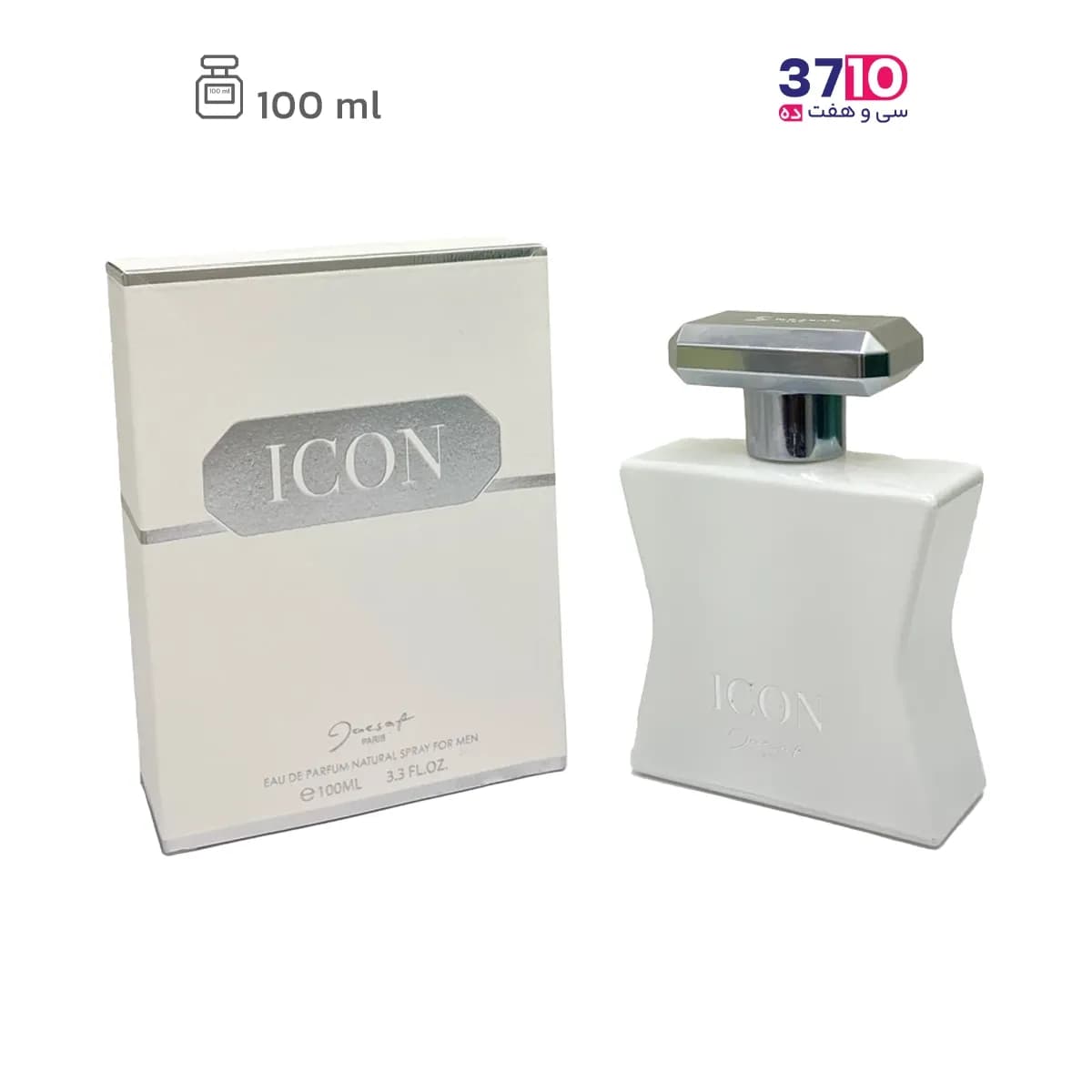 ادو پرفیوم مردانه ژک ساف پاریس Jacsaf Paris مدل آیکون Icon حجم 100 میلی لیتر — تصویر ۳