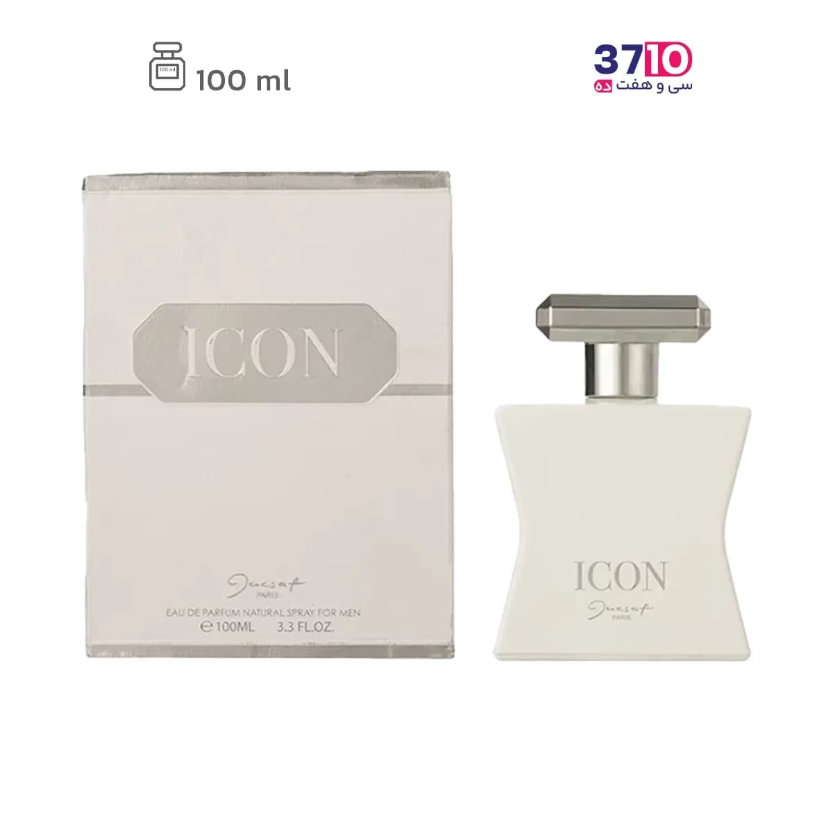 ادو پرفیوم مردانه ژک ساف پاریس Jacsaf Paris مدل آیکون Icon حجم 100 میلی لیتر — تصویر ۲