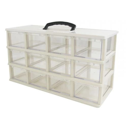 جعبه 12 خانه B3 سفید 3X4