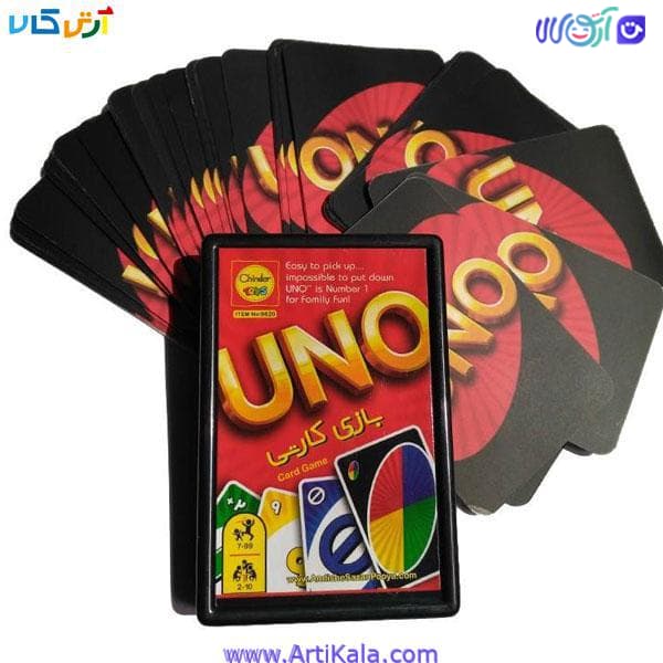 بازی کارتی اونو Uno مدل chinder toys