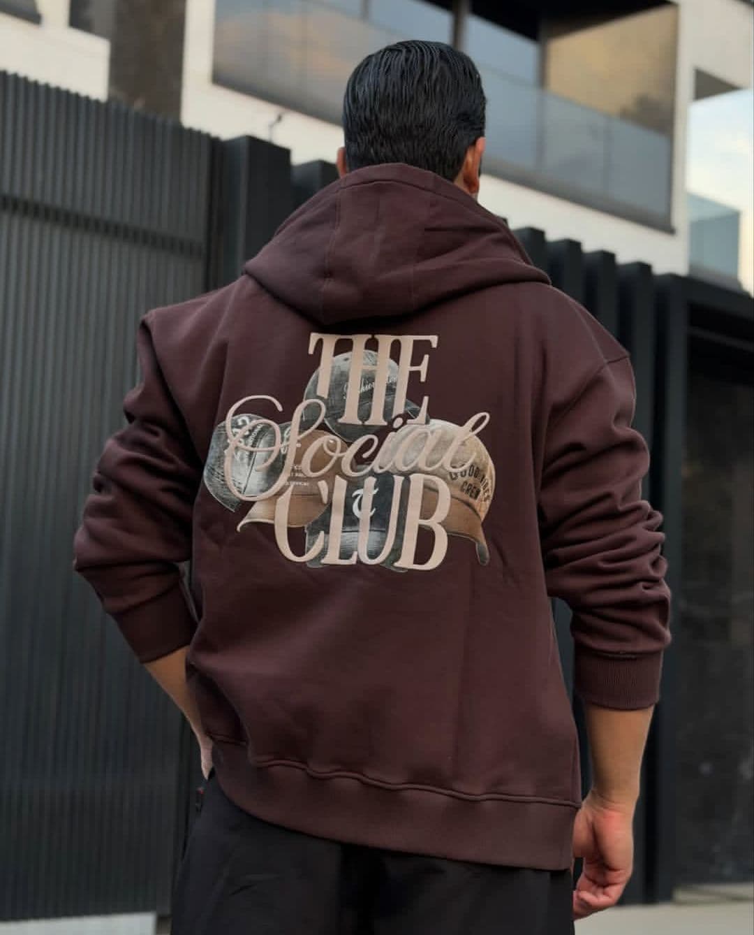 سوییشرت کلاهدار CLUB