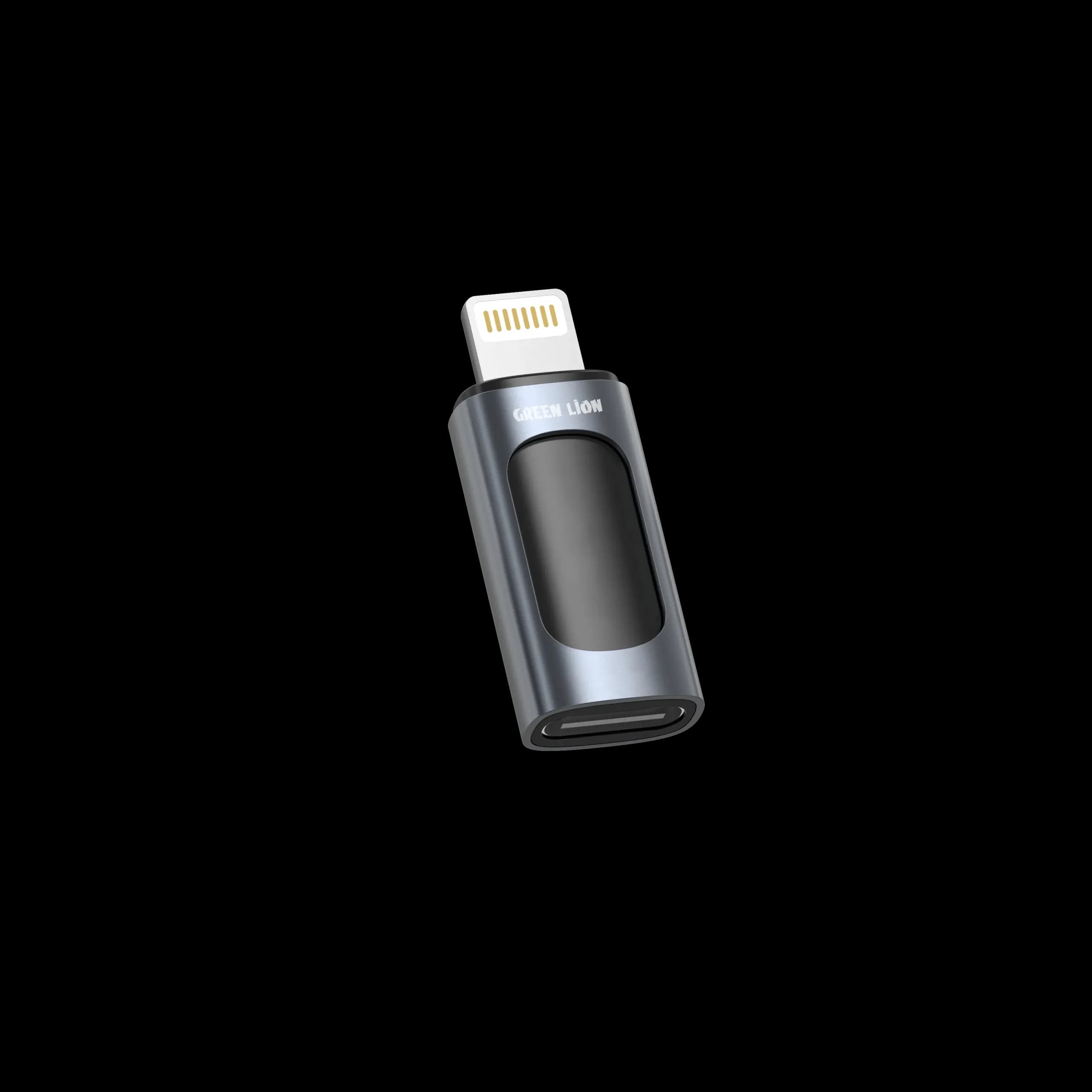 تبدیل OTG فلزی USB-C To Lightning مدل OTG ADAPTER USB-C To Lightning USB گرین لاین