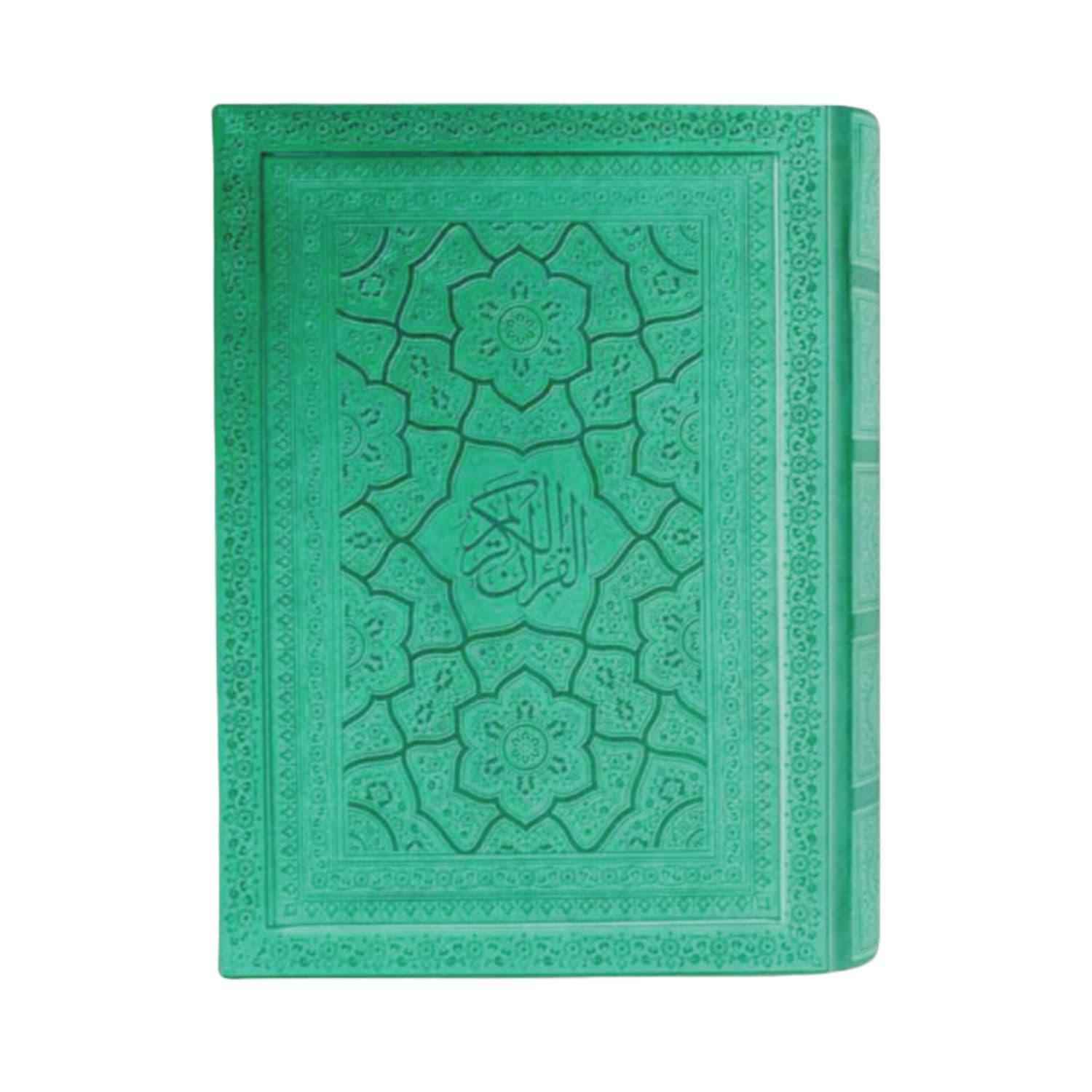 قرآن وزیری تحریر جلدرنگی(سبزآبی)ترمو داخل رنگی جعبه دار خط عثمان طه ترجمه انصاریان-چاپ قم کد 12036804