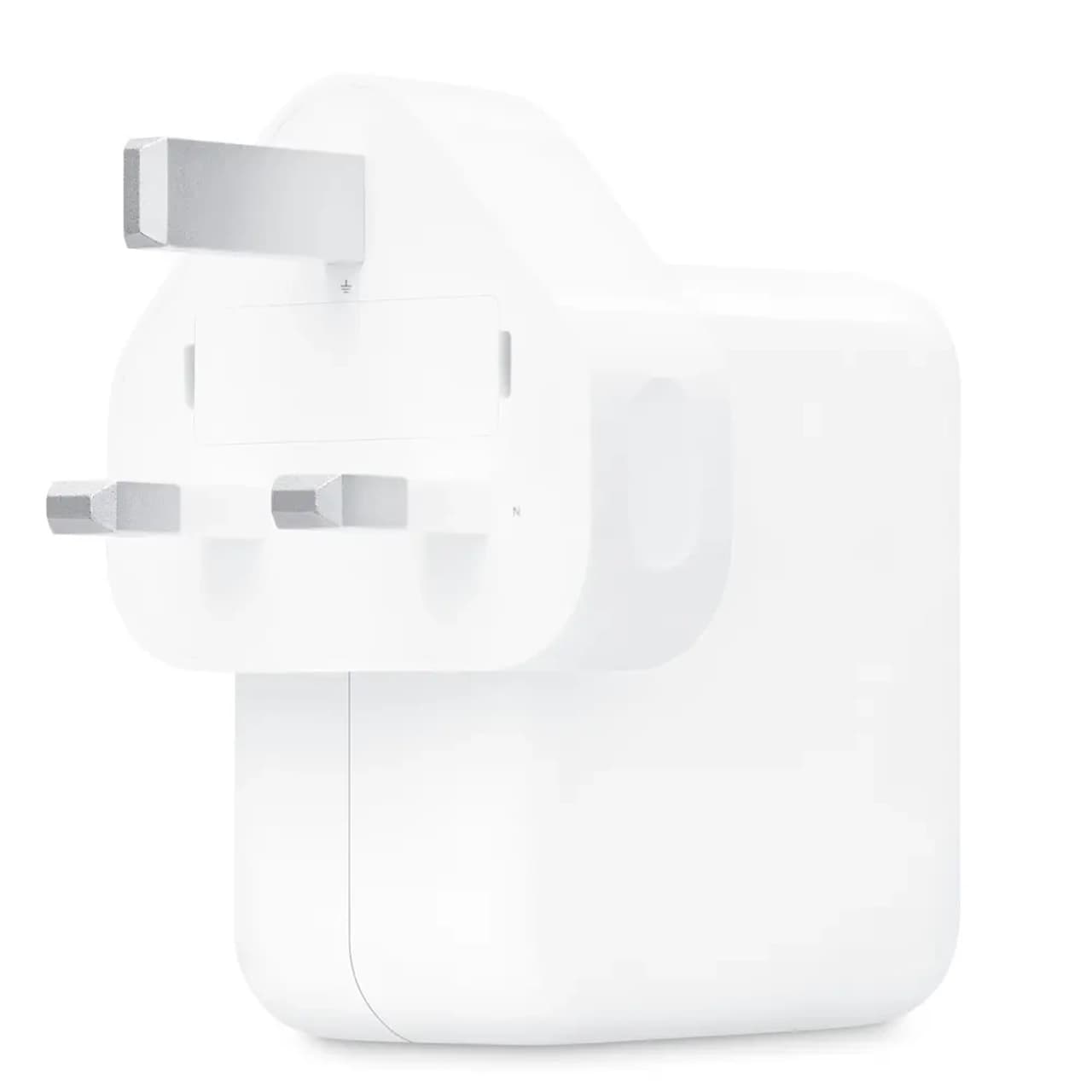 شارژر دیواری فست دو پورت 35W Apple مدل MNWP3B/A A2676 – سفید (گارانتی 6 ماهه ایویز) — تصویر ۳