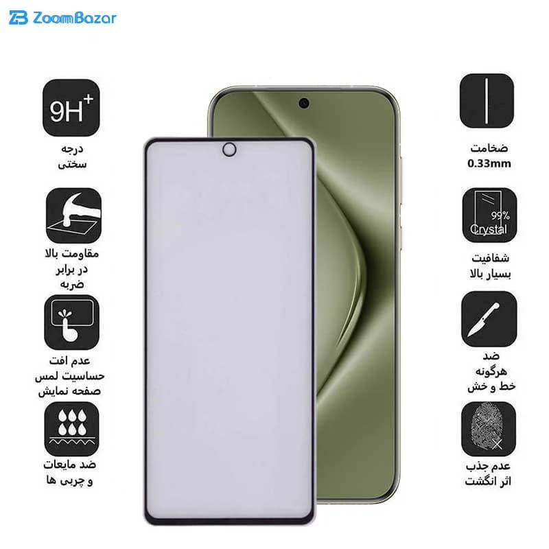 گلس مات بوف مدل 5D Matte مناسب برای گوشی موبایل هوآوی Pura 70 Pro/ Pura 70 Ultra / Nova 12S/ Nova 12i — تصویر ۷