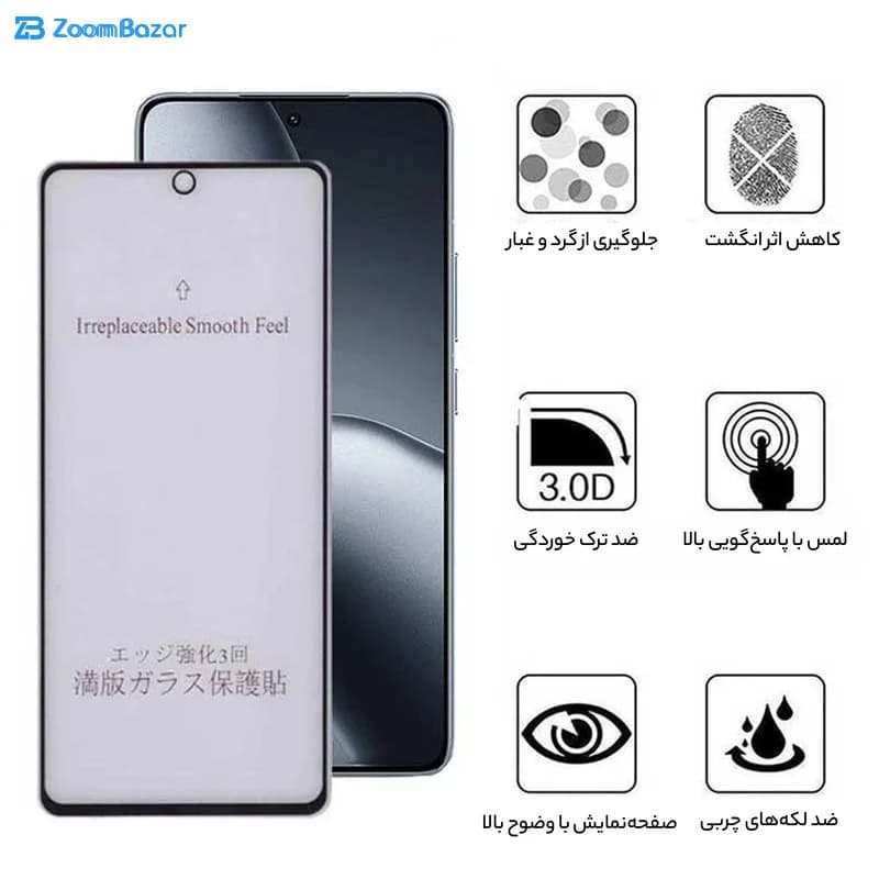 گلس مات بوف مدل 5D Matte مناسب برای گوشی موبایل شیائومی 14T Pro / 14T / K70 Ultra — تصویر ۷