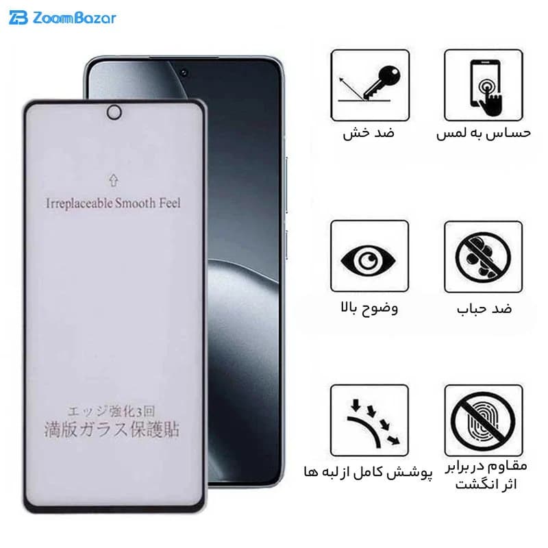 گلس مات بوف مدل 5D Matte مناسب برای گوشی موبایل شیائومی 14T Pro / 14T / K70 Ultra — تصویر ۸