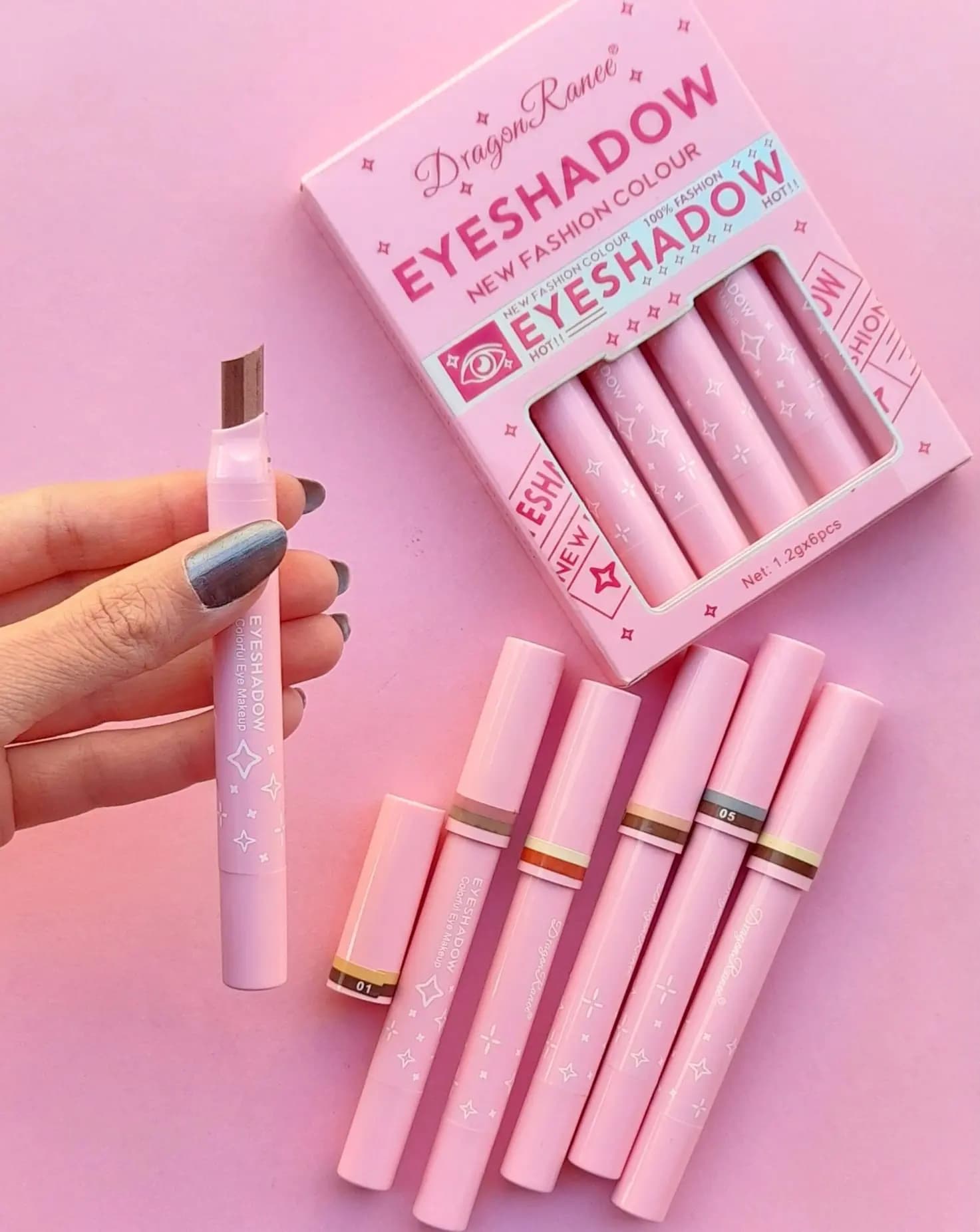 پک سایه استیکی دراگون رانی pink