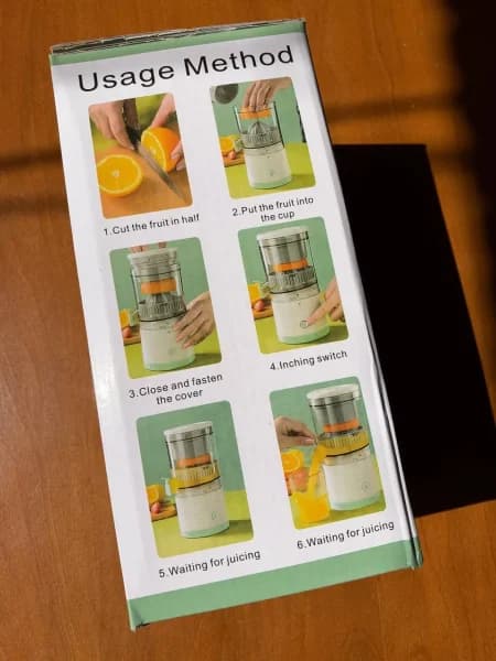 آب مرکبات گیری شارژی اورجینال Citrus Juicer | آب پرتقال گیر اتوماتیک ۴۵ وات — تصویر ۱۲