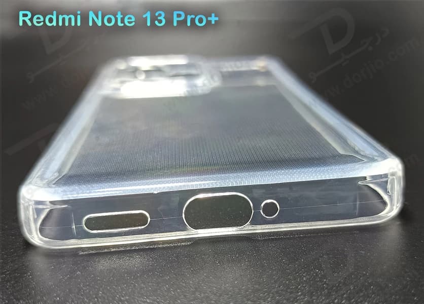 گارد ژله ای شفاف با محافظ دوربین Xiaomi Redmi Note 13 Pro Plus — تصویر ۲