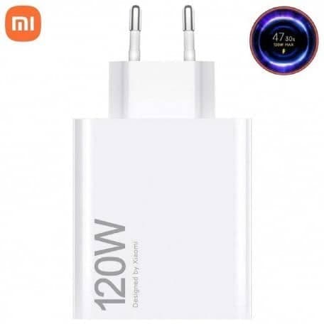 شارژر سرجعبه ای اورجینال 120 وات شیائومی شیائومی NOTE 12 PRO + سوزن سیمکارت طرح دایره — تصویر ۳