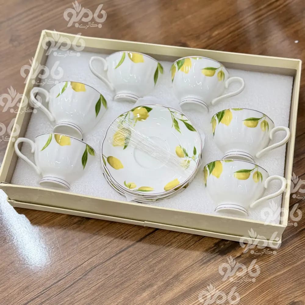 فنجان نعلبکی قهوه خوری لیمو 1049