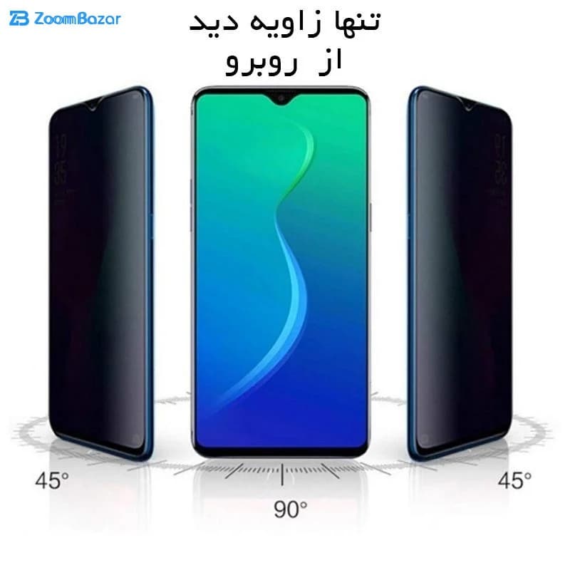 گلس سرامیکی حریم شخصی بوف مدل CFPr9 مناسب برای گوشی موبایل اپل iphone 12 Mini — تصویر ۶