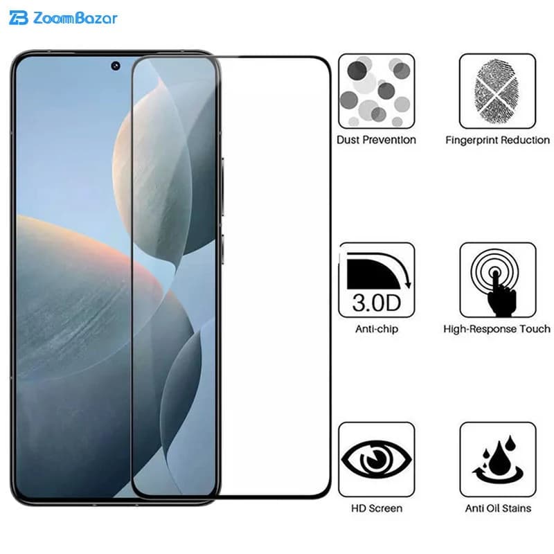 گلس سرامیکی بوف مدل Ceramic مناسب برای گوشی موبایل شیائومی Poco F6 Pro / F6 / Redmi Turbo 3 — تصویر ۲