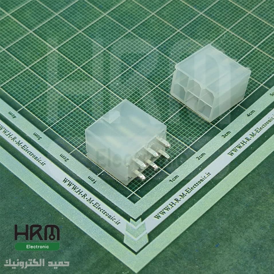 کانکتور مولکسی 6 پین نر صاف ATX (2*3)
