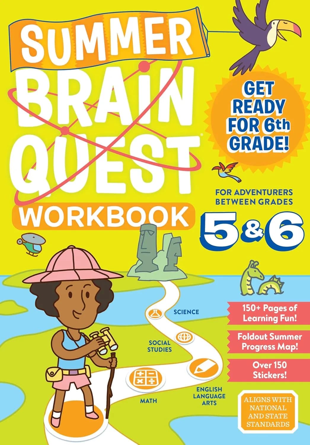 و دانلود نسخه کامل کتاب Summer Brain Quest: Between Grades 5 & 6 – pdf