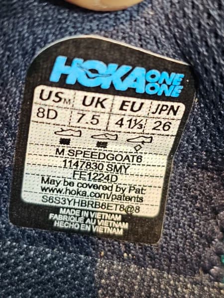کتونی هوکا اسپیدگوت 6 مسترکوالیتی سایز ۴۰ الی ۴۵ HOKA Speedgoat 6 — تصویر ۲