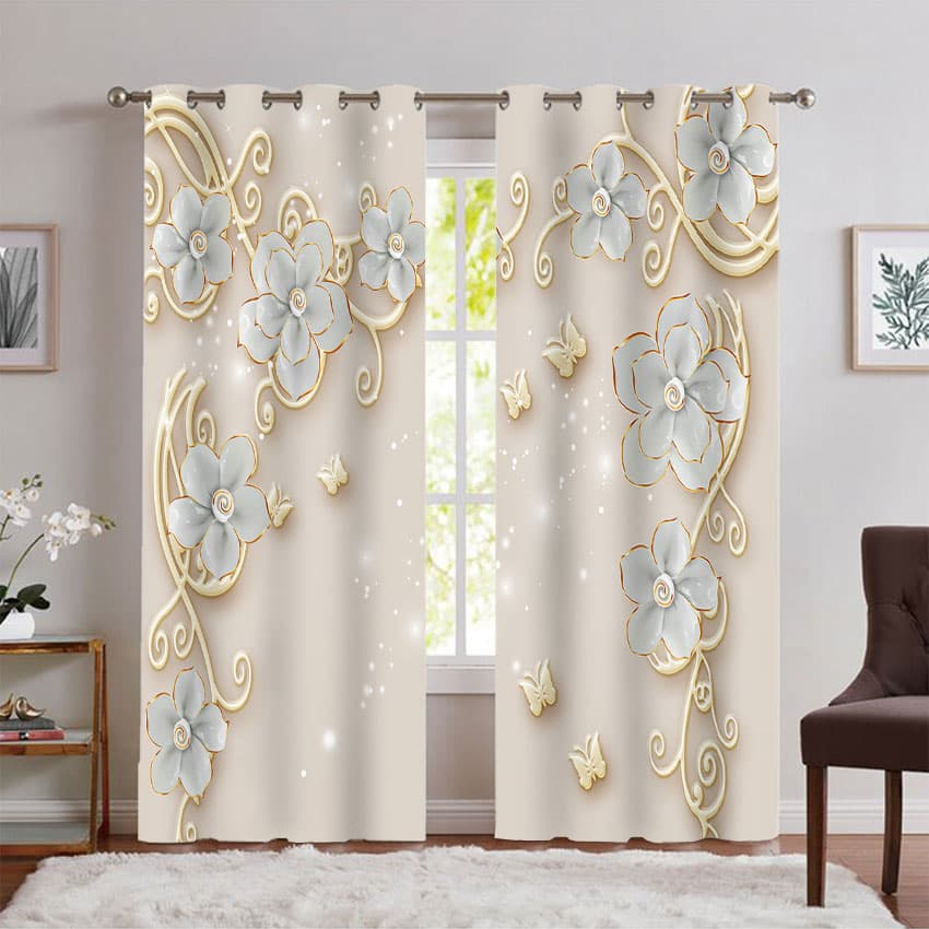 پرده چاپی برای پذیرایی PK-7533