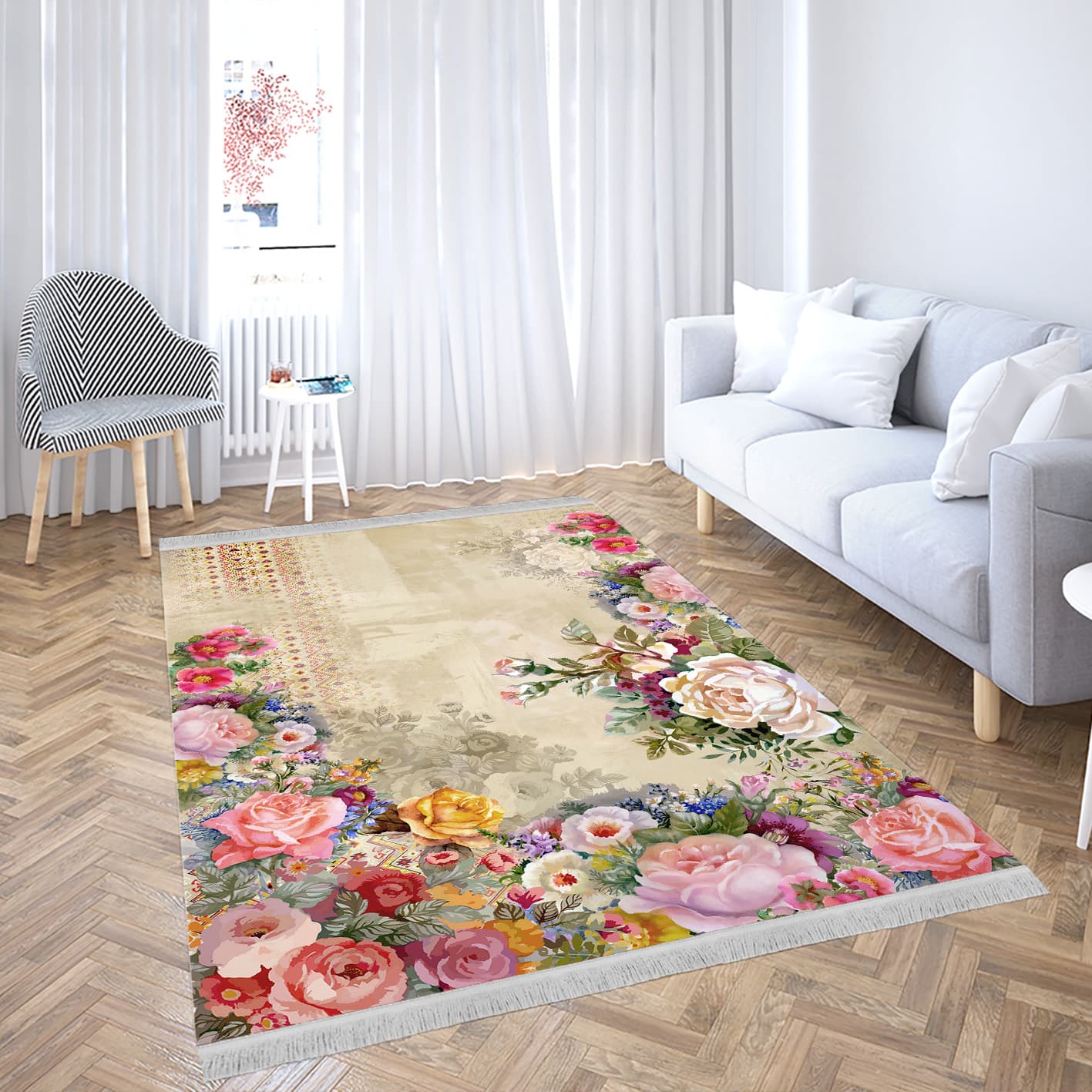 فرش اتاق خواب فانتزی CP-1157